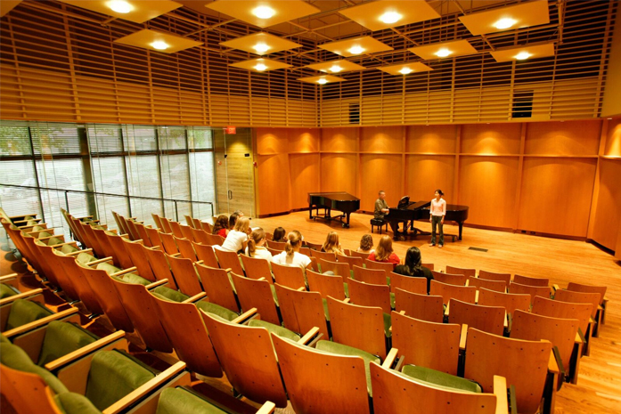 Boone Recital Hall interior