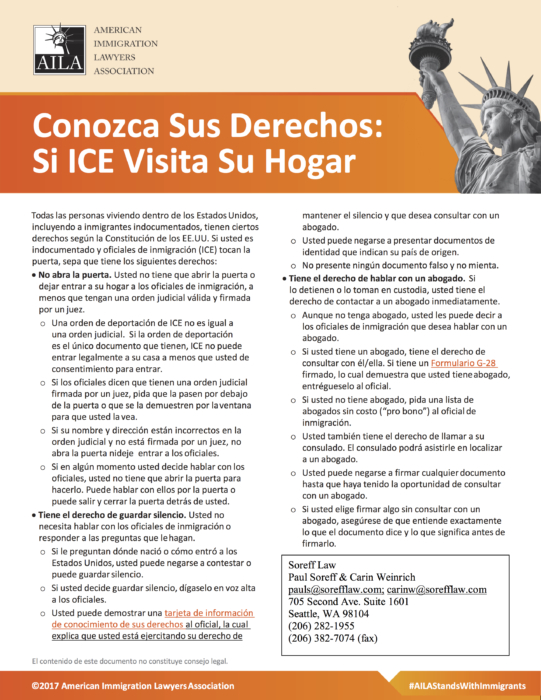 Conozca Sus Derechos