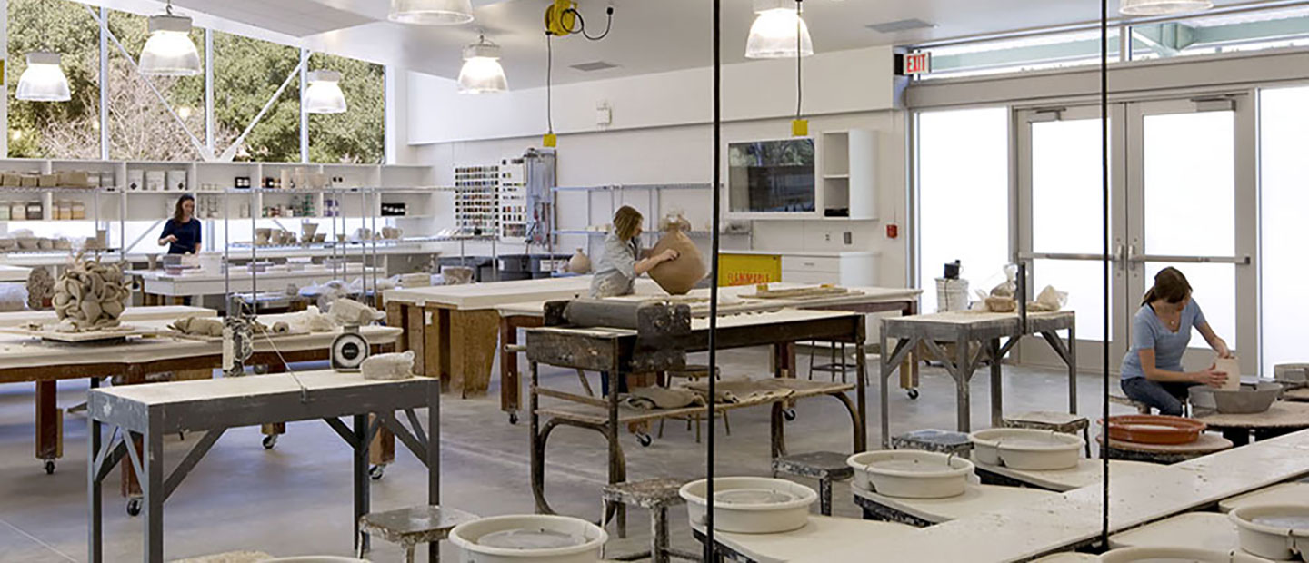 Ceramics studio interior