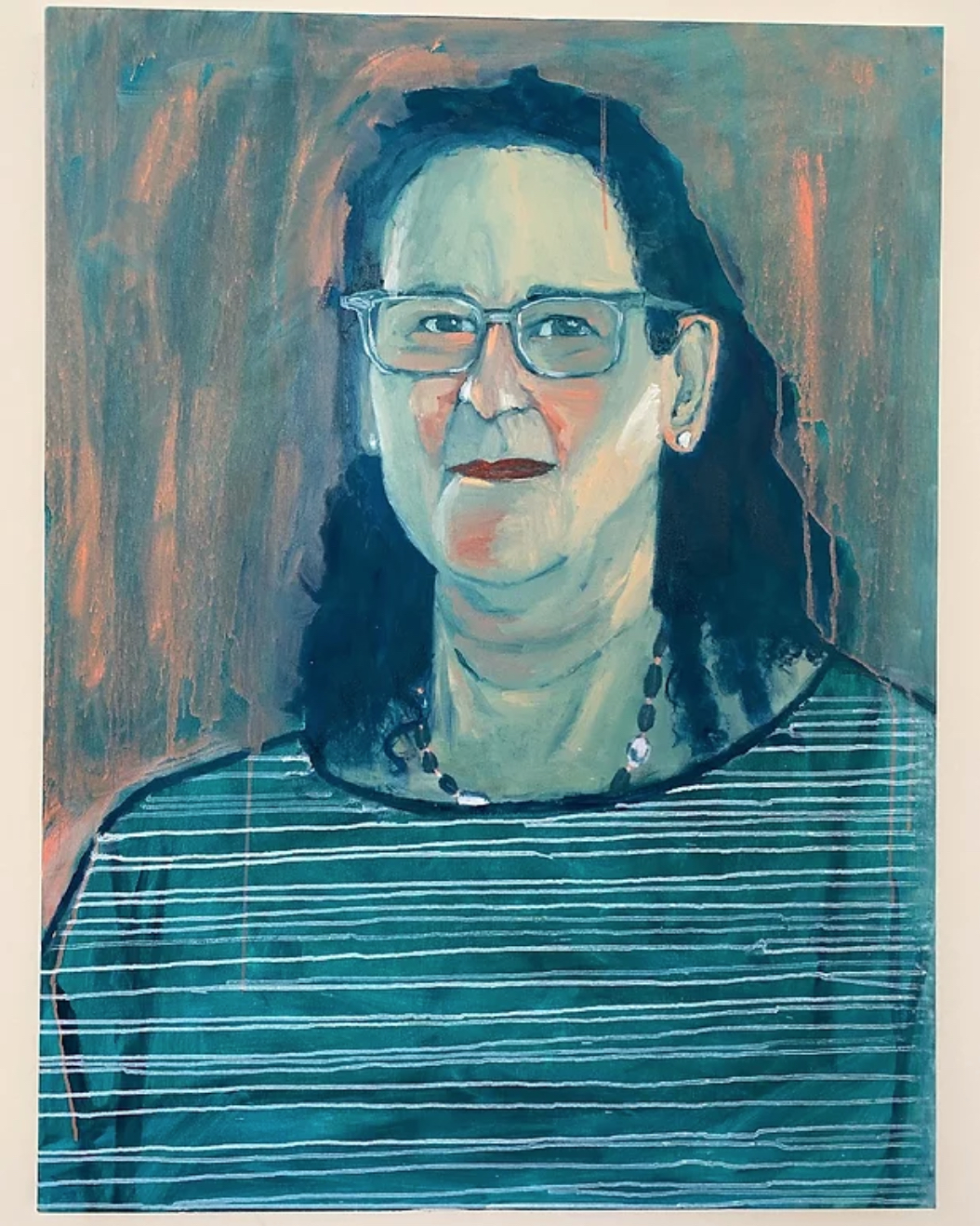 A painting of Ruth, mother of scholarship awardee Sophie Fron