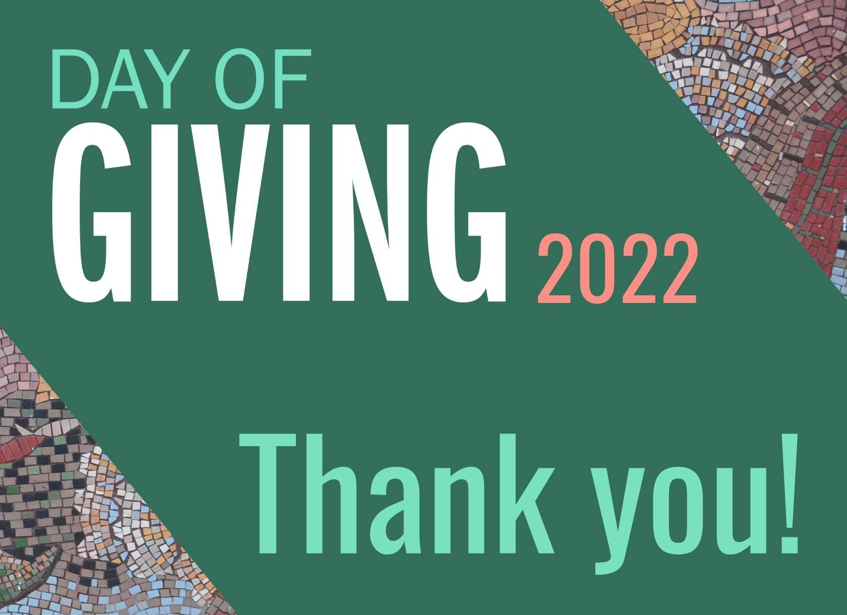 thank you graphic for Scripps College's Day of Giving 2022