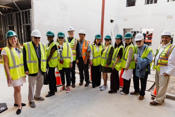 Tour of the Centennial Plaza groundbreaking