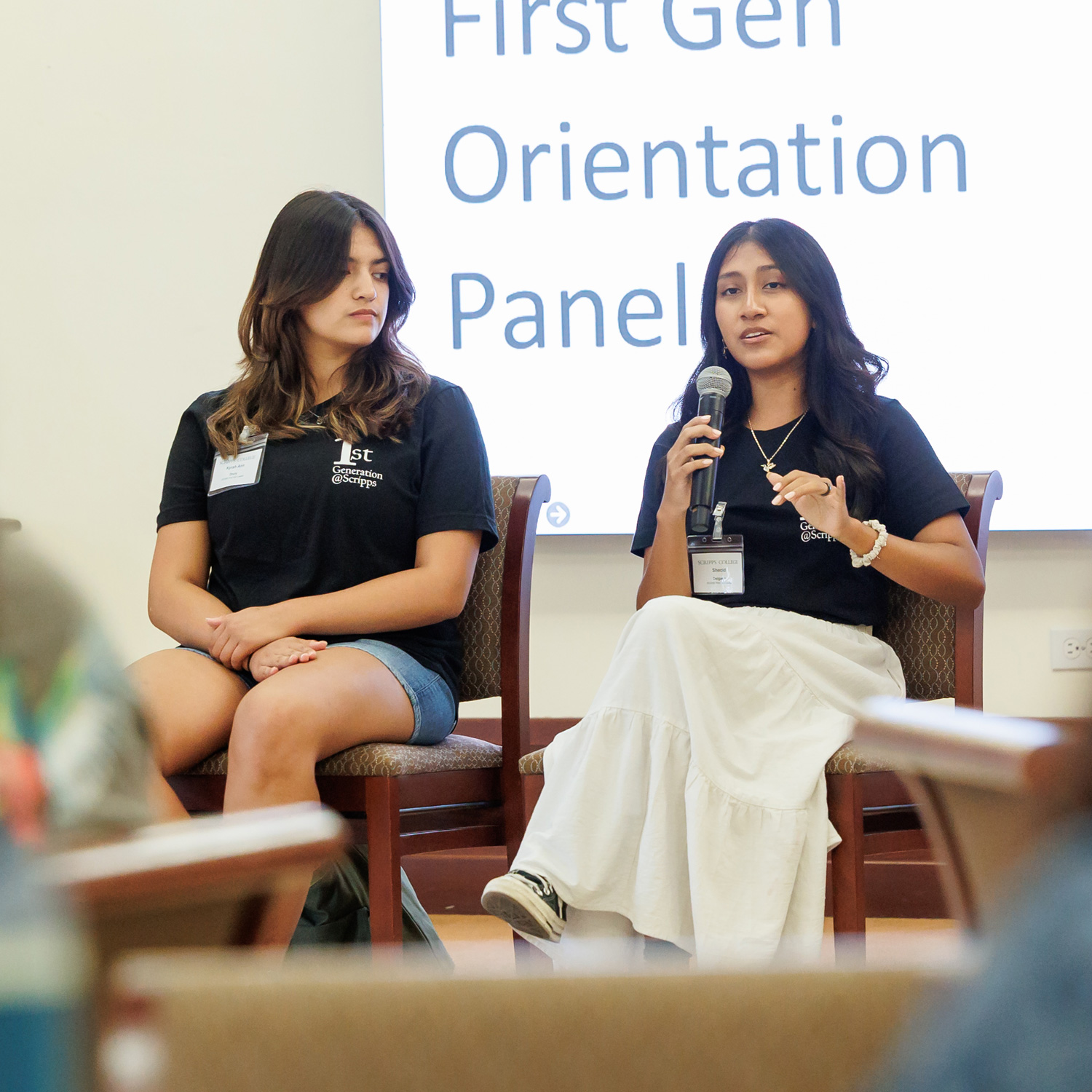 First Gen orientation panel at Scripps