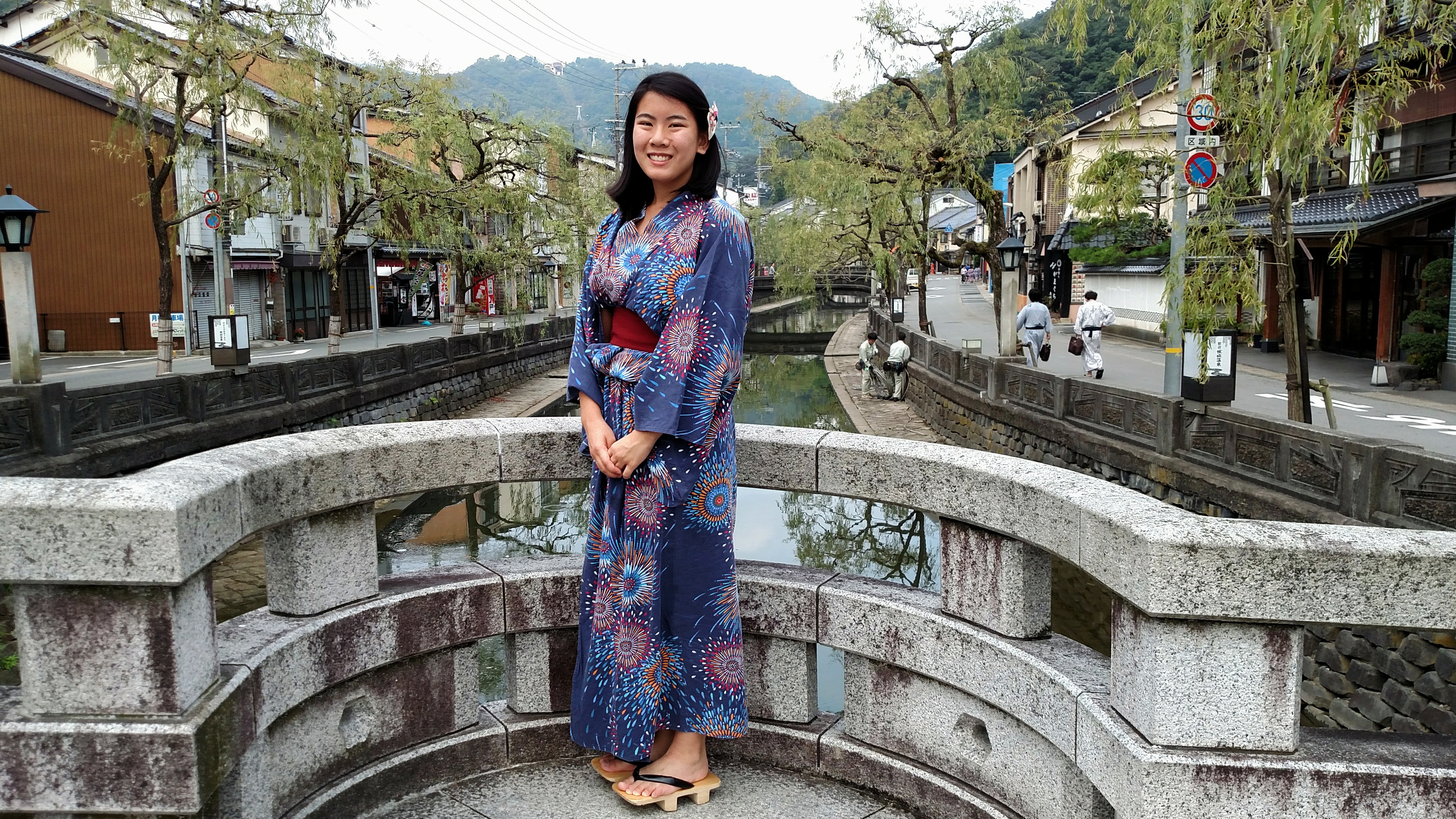 Kyla Smith '20 in Kinosaki Onsen