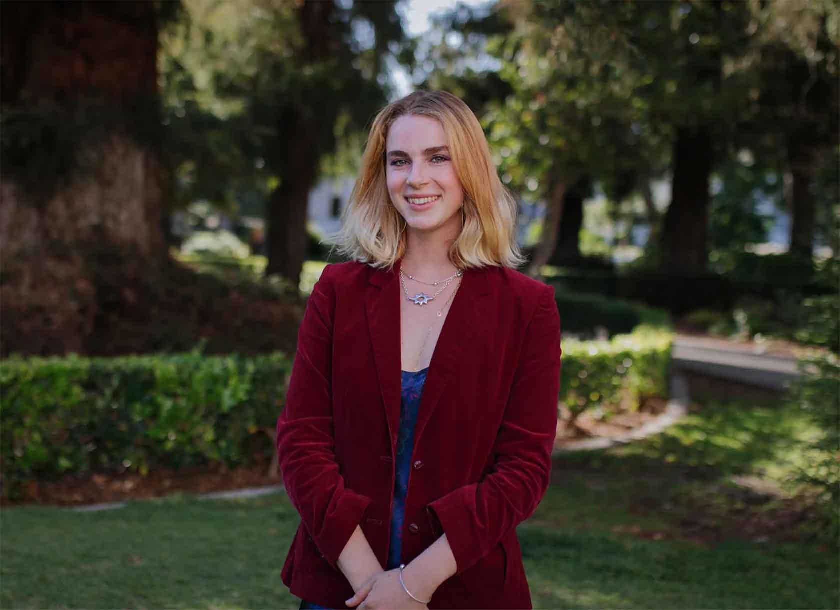 Portrait of Scripps College graduate Carrie Young '22