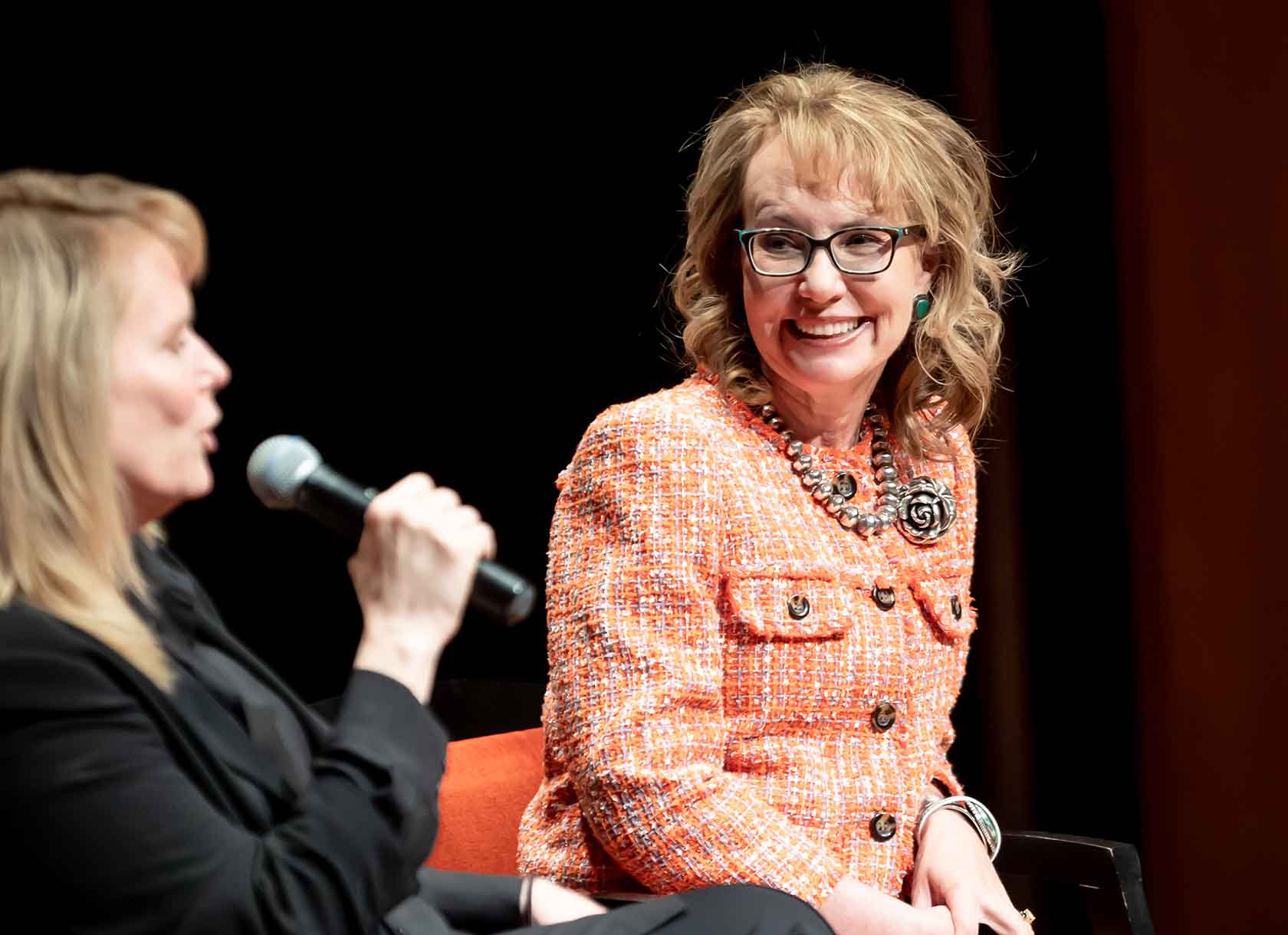 Gabby Giffords '93 at a Scripps College event