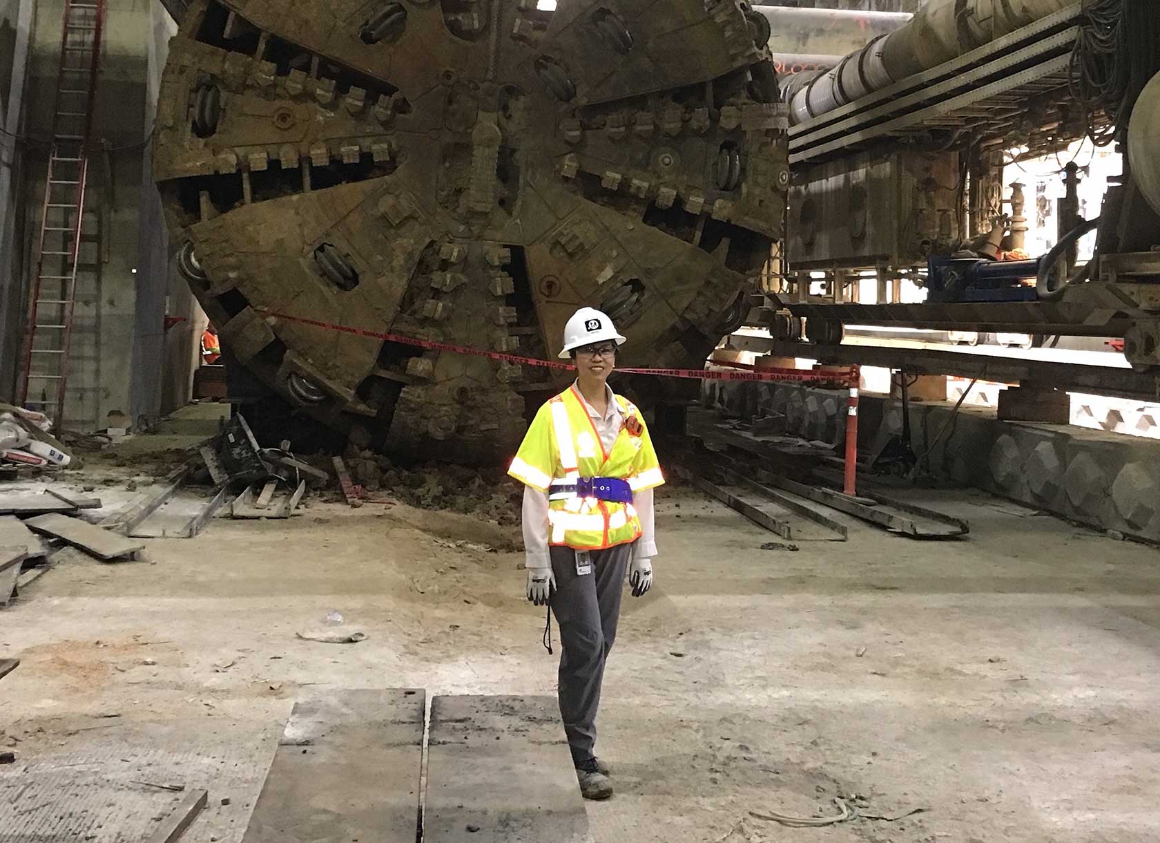 Portrait of Scripps College alumna Kim Chan '98 in her role with the Los Angeles Metropolitan Transportation Authority