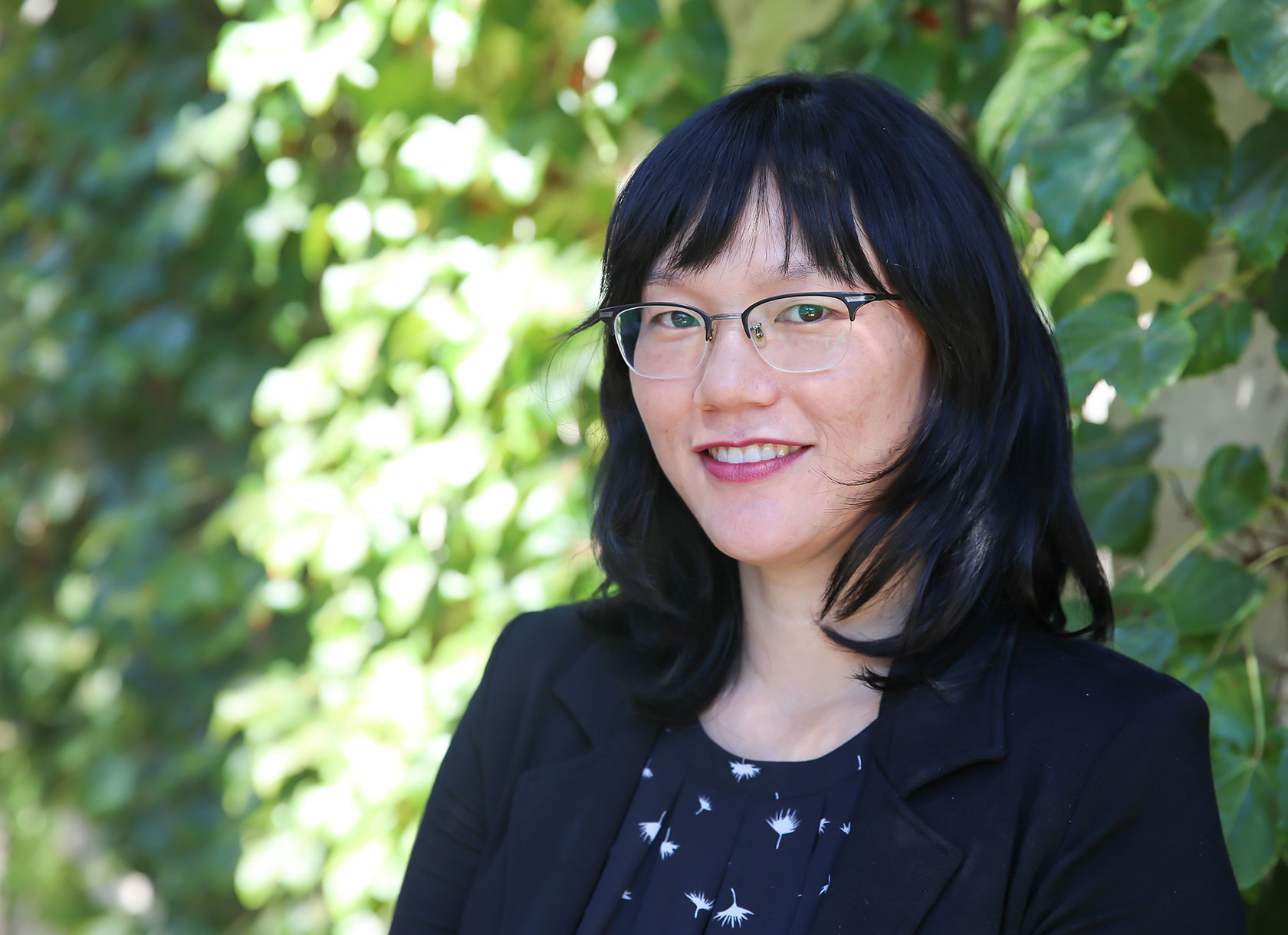 Close-up portrait of Wendy Cheng