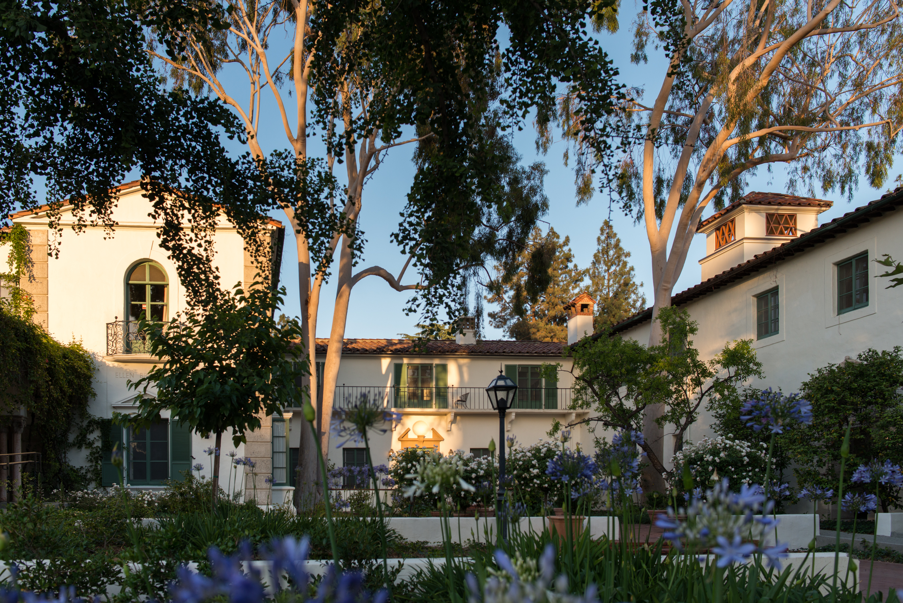 The outside of residence halls at Scripps College.