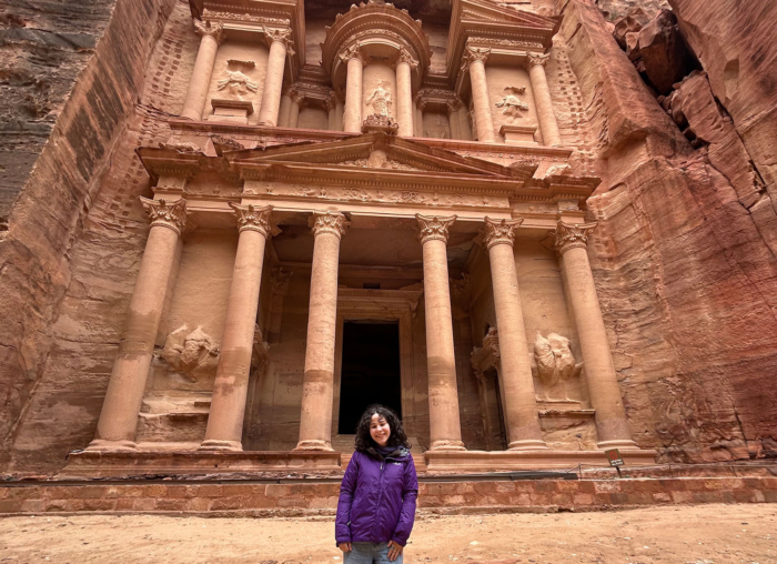 Student in study abroad program