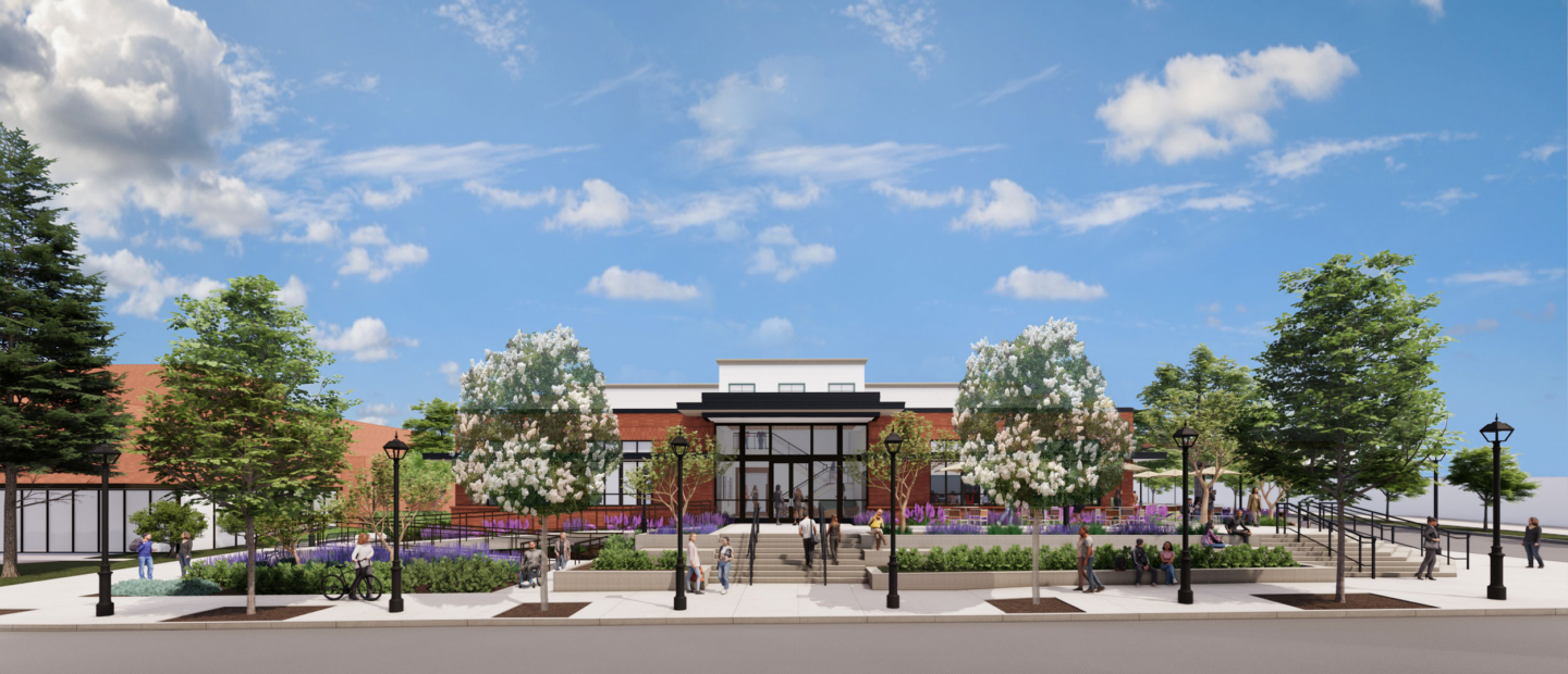 South View of 10th Street Building